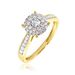 Bague Shirlene Ld Or Jaune Diamant Synthétique - Bagues solitaires Femme | Histoire d’Or