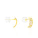 Boucles D'oreilles Jacobee Rondes Or Jaune Oxyde De Zirconium - Boucles d'oreilles créoles Femme | Histoire d’Or
