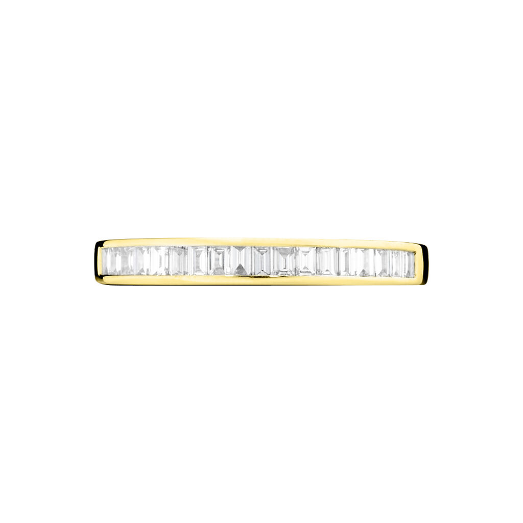 Bague Clemence Or Jaune Diamant - Bagues avec pierre Femme | Histoire d’Or