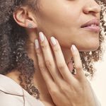 Boucles D'oreilles Puces Plaqu&eacute; Or Radbod Pierres Artificielles Oxydes - Boucles d'oreilles fantaisie Femme | Histoire d&rsquo;Or