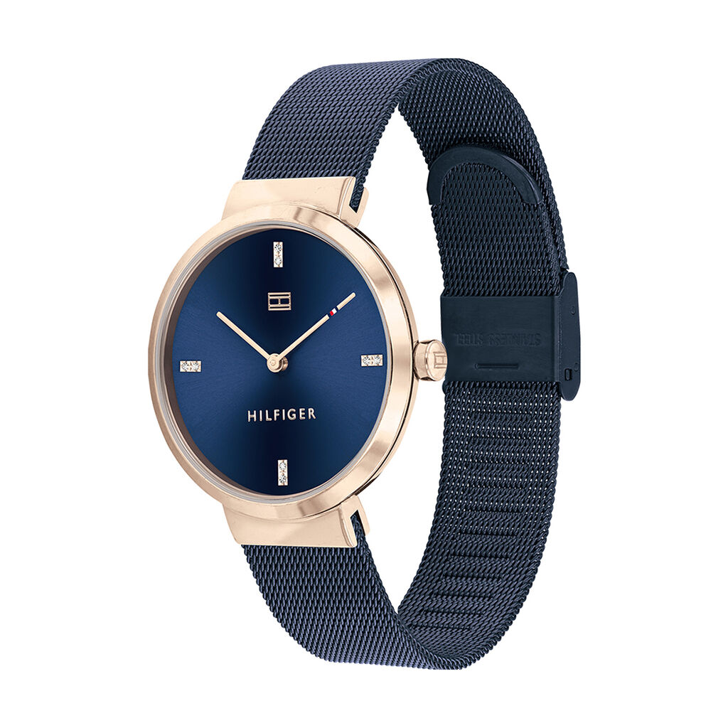 Montre Tommy Hilfiger Liberty Bleu - Montres Femme | Histoire d’Or