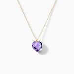 Collier Ludmille Or Jaune Amethyste - Colliers Femme | Histoire d&rsquo;Or