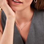 Collier Neruda Argent Blanc Oxyde De Zirconium - Colliers fantaisie Femme | Histoire d&rsquo;Or