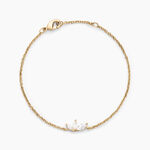 Bracelet Siona Plaque Or Jaune Oxyde De Zirconium - Bracelets Femme | Histoire d&rsquo;Or