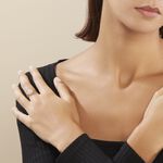 Bague Or Blanc Nawra Diamants Synth&eacute;tiques - Bagues avec pierre Femme | Histoire d&rsquo;Or