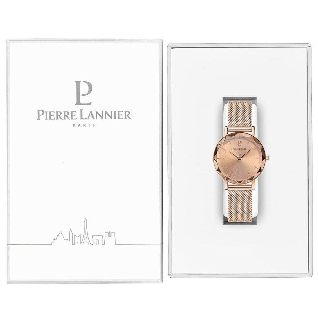 Montre Pierre Lannier Multiples Rose - Id&eacute;es cadeaux Femme | Histoire d&rsquo;Or