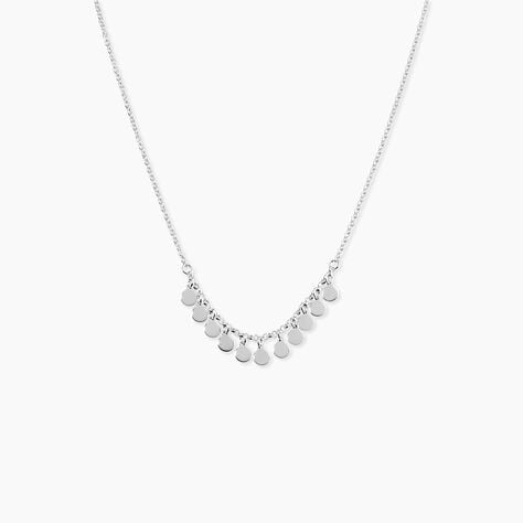 Collier Savahna Argent Blanc - Colliers fantaisie Femme | Histoire d&rsquo;Or