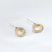 Boucles D'oreilles Pendantes Daphnee Or Tricolore Diamant - Boucles d'oreilles pendantes Femme | Histoire d’Or