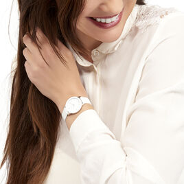 Montre Pierre Lannier Week End Ligne Pure Blanc - Montres Femme | Histoire d’Or