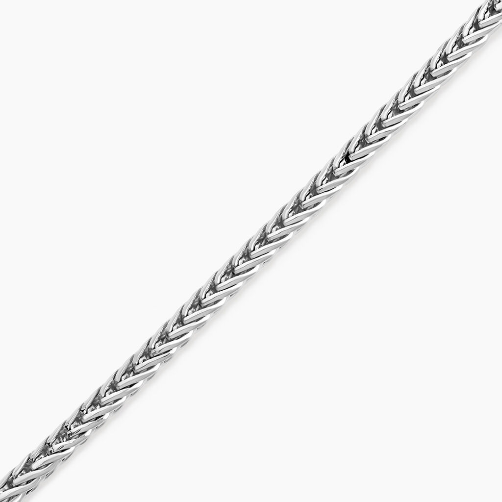 Bracelet Sango Acier Blanc - Bracelets cha&icirc;ne Homme | Histoire d&rsquo;Or