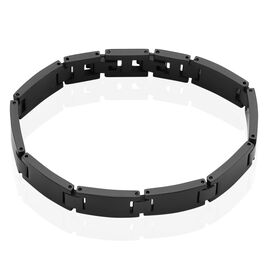 Bracelet Josua Acier Noir - Bracelets fantaisie Homme | Histoire d’Or