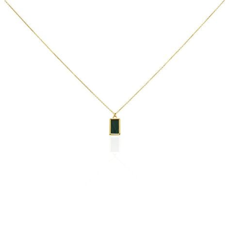 Collier Hallie Or Jaune Malachite - Colliers Femme | Histoire d’Or