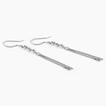 Boucles D'oreilles Pendantes Melodie Argent Blanc - Boucles d'oreilles fantaisie Femme | Histoire d&rsquo;Or