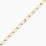 Bracelet Mayson Or Jaune Maille Cheval - Bracelets cha&icirc;ne Femme | Histoire d&rsquo;Or