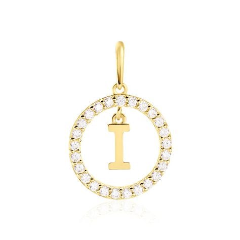 Pendentif Gabe Or Jaune Oxyde De Zirconium - Pendentifs Femme | Histoire d’Or
