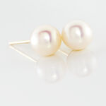 Boucles D'oreilles Puces Suki Or Jaune Perle De Culture - Clous d'oreilles Femme | Histoire d&rsquo;Or