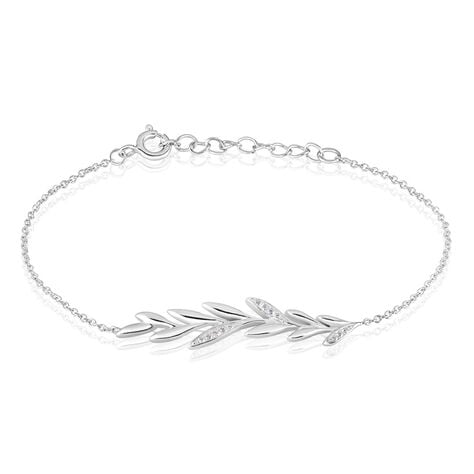Bracelet Andeol Argent Blanc Oxyde De Zirconium - Bracelets Femme | Histoire d’Or