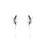 Boucles D'oreilles Puces Oya Argent Blanc Oxyde De Zirconium - Boucles d'oreilles fantaisie Femme | Histoire d&rsquo;Or