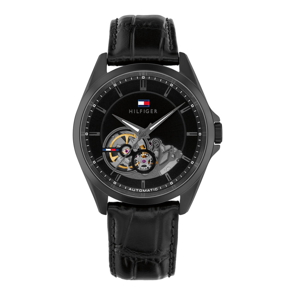 Montre Tommy Hilfiger Baker Automatic Noir - Montres Homme | Histoire d’Or