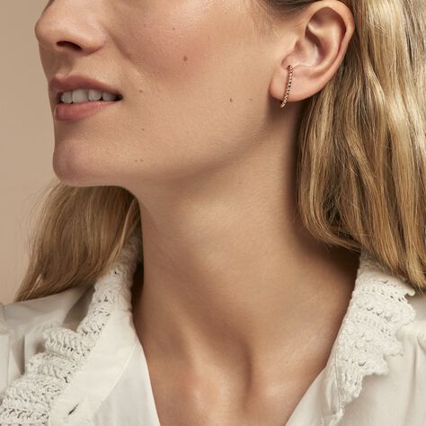 Bijoux D'oreilles Pavlova Plaqué Or Jaune - Boucles d'oreilles fantaisie Femme | Histoire d’Or