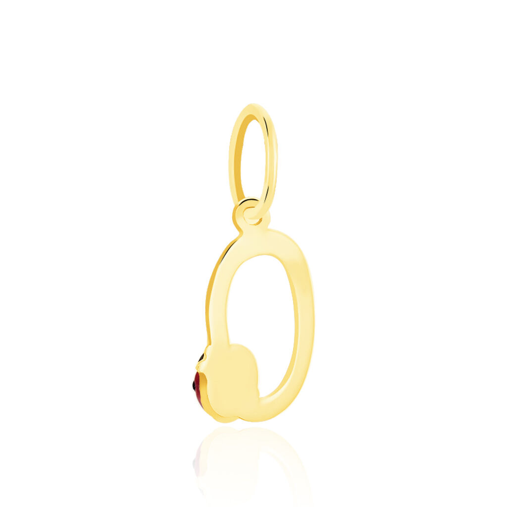 Pendentif Helidie Coccinelle Lettre Or Jaune - Pendentifs Enfant | Histoire d’Or