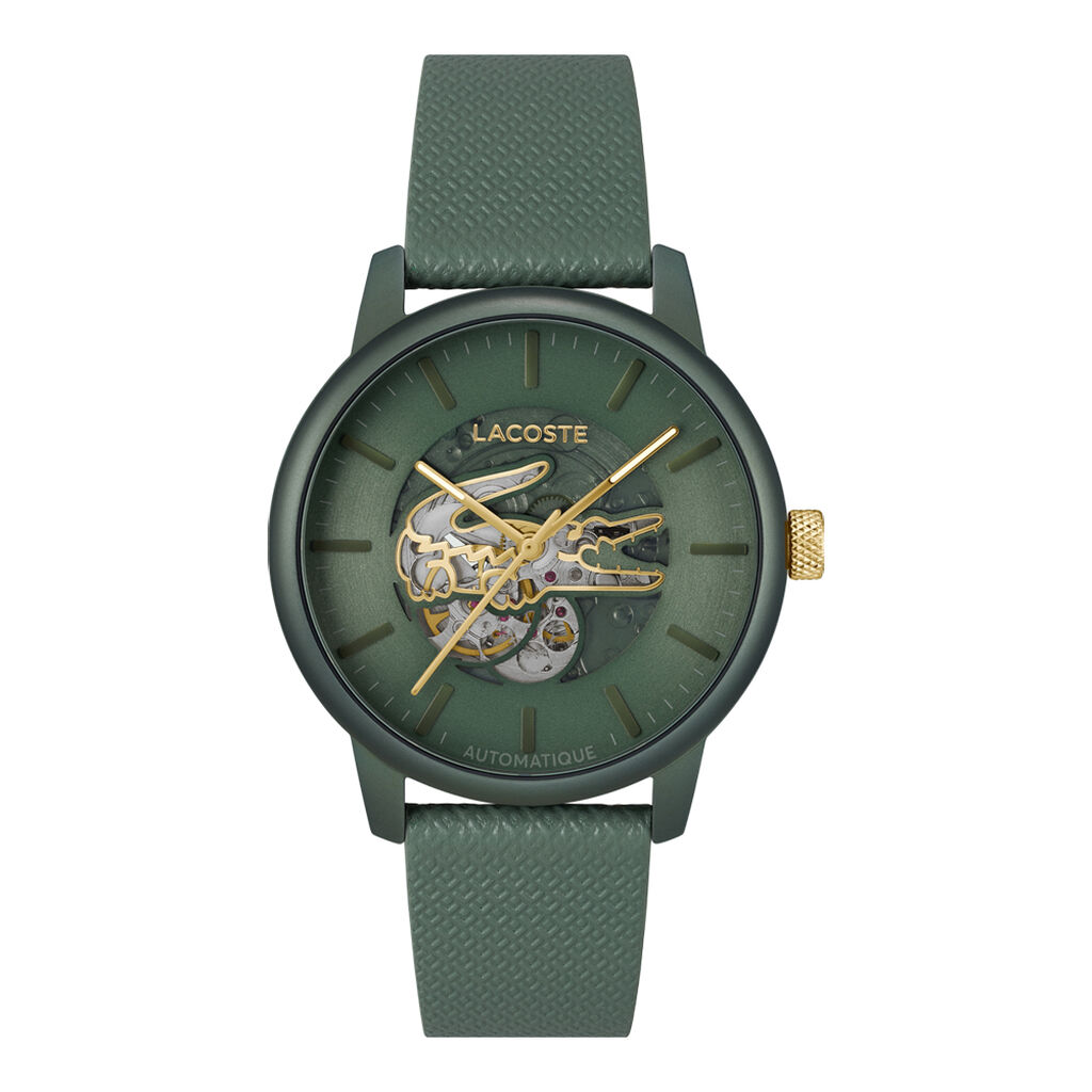 Montre Lacoste .12.12 Automatique Kaki - Montres Homme | Histoire d&rsquo;Or
