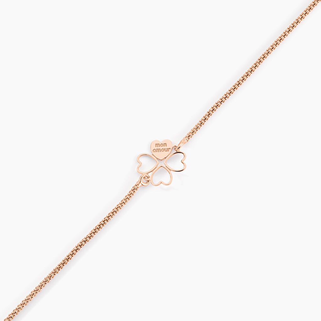 Bracelet Amorette Argent Rose - F&ecirc;te des m&egrave;res Femme | Histoire d&rsquo;Or