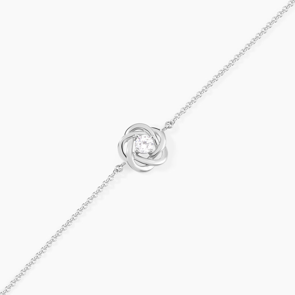 Bracelet Irmine Argent Blanc Oxyde De Zirconium - Bracelets Femme | Histoire d&rsquo;Or