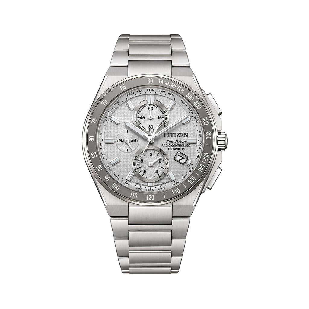 Montre Citizen Super Titanium Rc Argent&eacute; - Montres solaires Homme | Histoire d&rsquo;Or