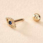 Piercing Oya Or Jaune Oxyde De Zirconium - Piercing H&eacute;lix Femme | Histoire d&rsquo;Or
