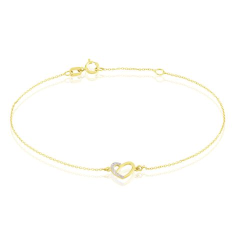 Bracelet Or Jaune Meckele - Bracelets Coeur Femme | Histoire d’Or