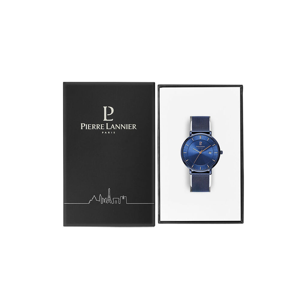 Montre Pierre Lannier Inti Bleu - Montres Homme | Histoire d&rsquo;Or