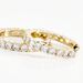 Créoles Zoelia Plaqué Or Jaune Oxyde De Zirconium - Boucles d'oreilles créoles Femme | Histoire d’Or