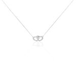 Collier Or Blanc Raoula Oxydes De Zirconium - Colliers Femme | Histoire d&rsquo;Or