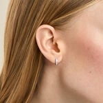 Cr&eacute;oles Alexa Argent Blanc Oxyde De Zirconium - Cr&eacute;oles fantaisie Femme | Histoire d&rsquo;Or