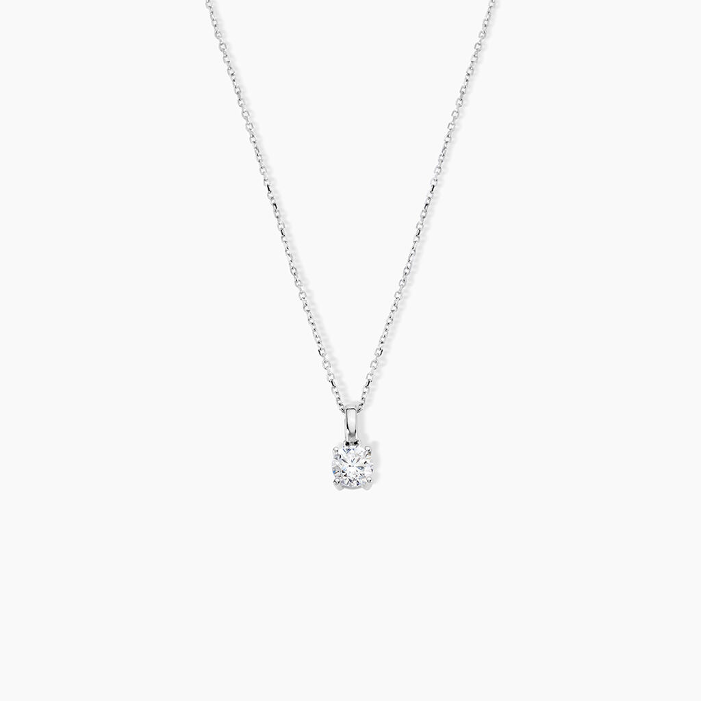 Pendentif Aphrodite Or Blanc Diamant - Pendentifs Femme | Histoire d&rsquo;Or