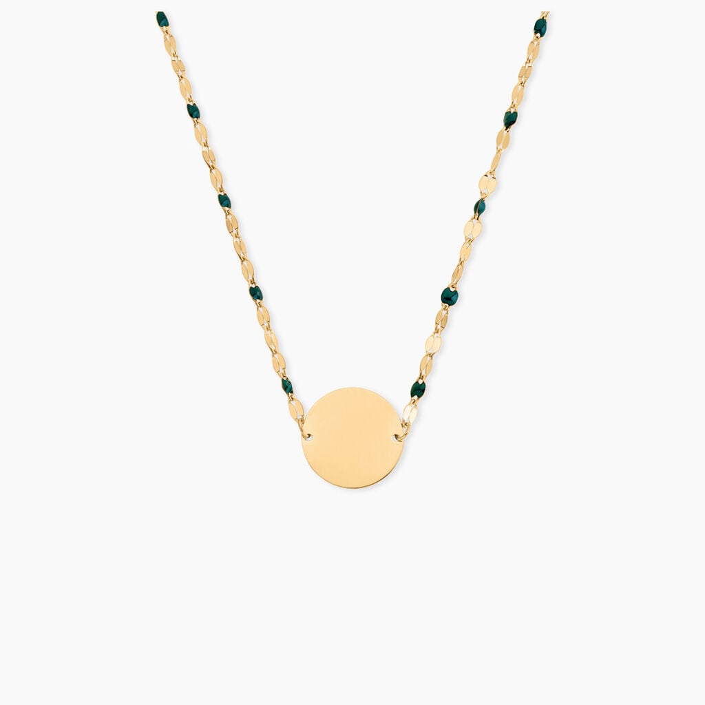 Collier Basteria Argent Dor&eacute; A L'Or 750/1000 - Bijoux sans pierre Femme | Histoire d&rsquo;Or