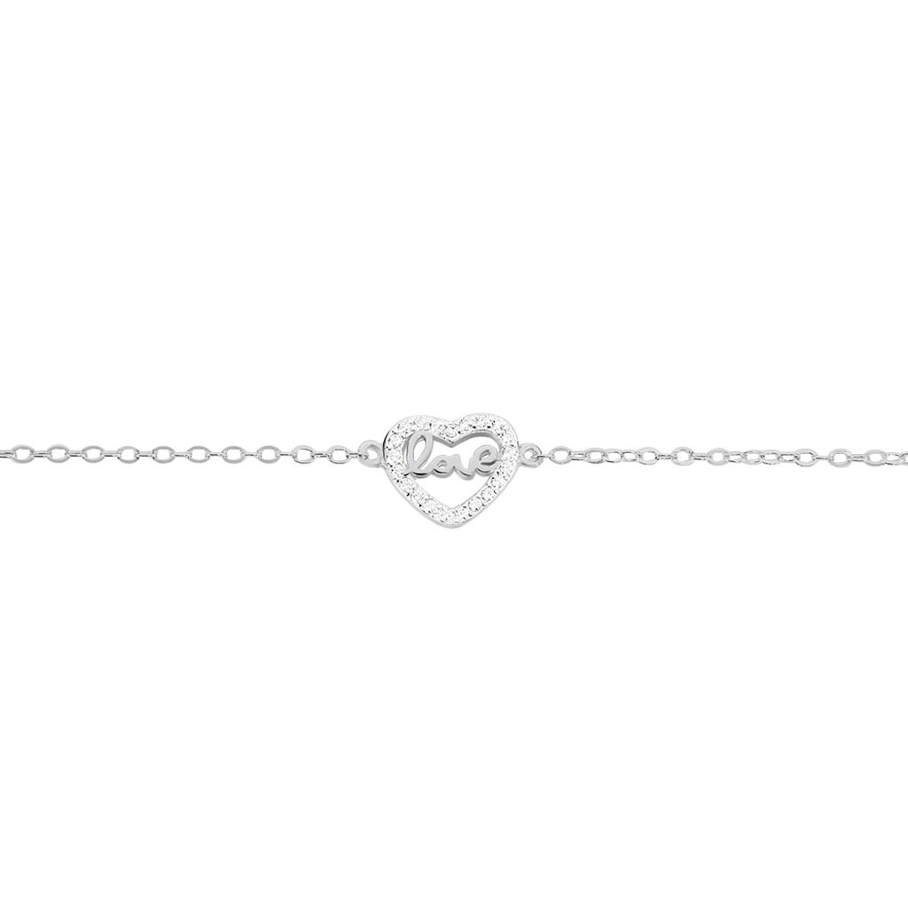 Bracelet Delicata Argent Blanc Oxyde De Zirconium - Bracelets Femme | Histoire d’Or