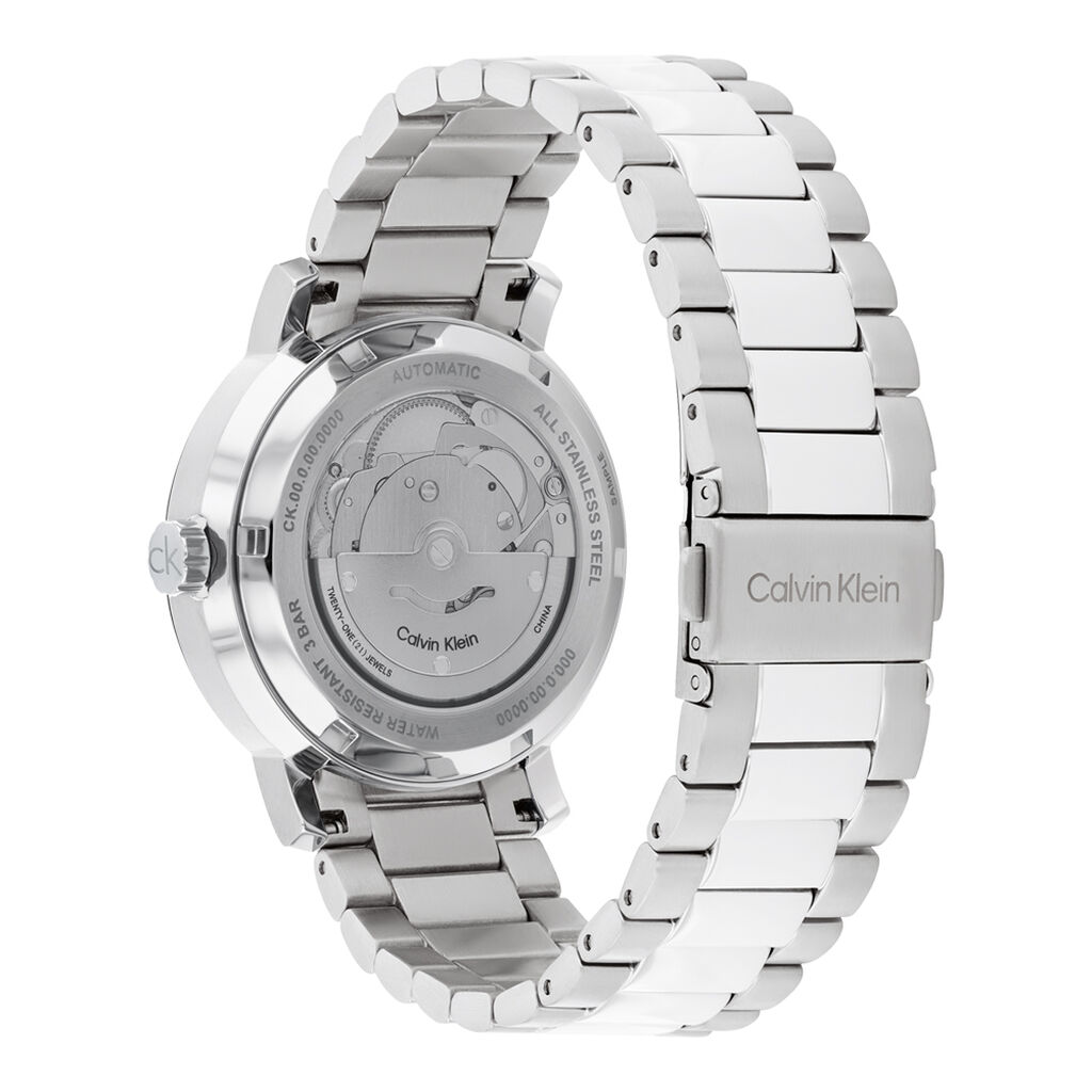 Montre Calvin Klein Iconic Automatic Marron - Id&eacute;es cadeaux Homme | Histoire d&rsquo;Or