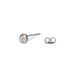 Boucles D'oreilles Puces Fatiana Or Blanc Diamant - Clous d'oreilles Femme | Histoire d’Or