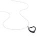 Collier Pam Argent Blanc Céramique Et Oxyde De Zirconium - Colliers Coeur Femme | Histoire d’Or