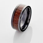 Bague Acier Noir Jakub - Bagues fantaisie Homme | Histoire d&rsquo;Or