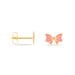 Boucles D'oreilles Puces Amelie Noeud Or Jaune - Clous d'oreilles Enfant | Histoire d’Or