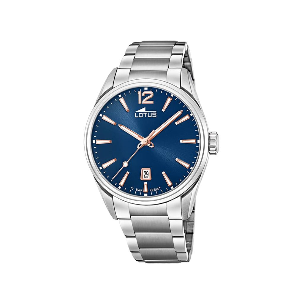 Montre Lotus Minimalist Bleu - Montres Homme | Histoire d’Or