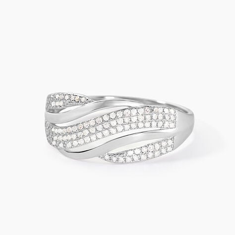 Bague Phaedra Or Blanc Diamant - Bagues avec pierre Femme | Histoire d&rsquo;Or