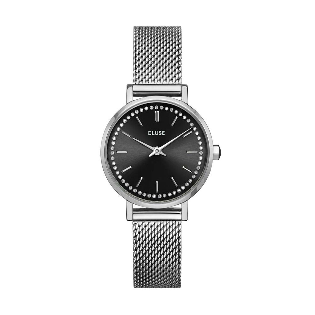 Montre Cluse Boho Chic Petite Acier Blanc - Montres Femme | Histoire d’Or