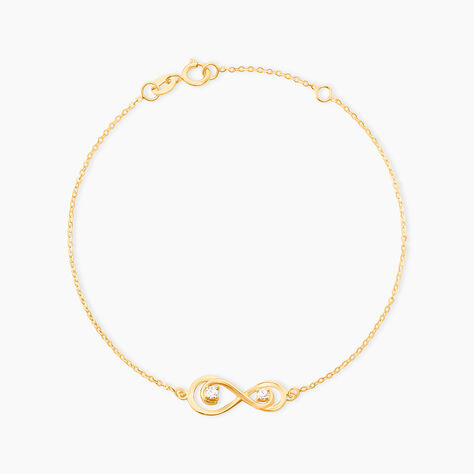 Bracelet Ademar Or Jaune Oxyde De Zirconium - Bracelets Femme | Histoire d’Or