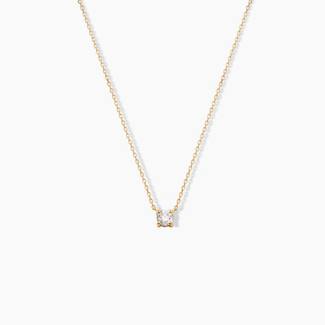 Collier Or Jaune Aphrodite Diamant - Colliers Femme | Histoire d’Or