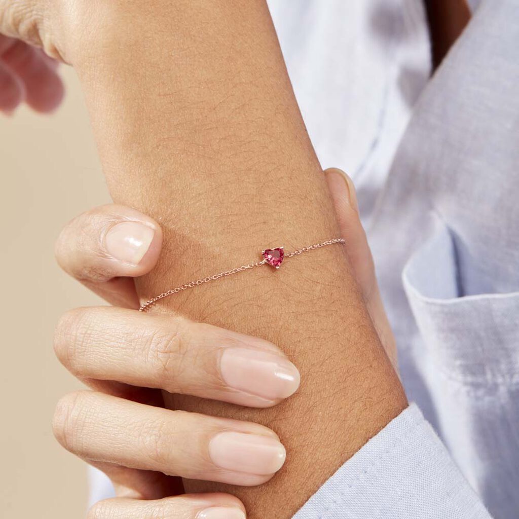 Bracelet Kelvyn Argent Rose Oxyde - Bracelets Femme | Histoire d’Or