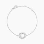 Bracelet Magou Argent Blanc Oxyde De Zirconium - Bracelets Femme | Histoire d&rsquo;Or